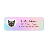 Kat Return Address Labels (Voorkant)