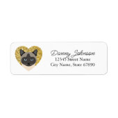Kat Return Address Labels (Voorkant)