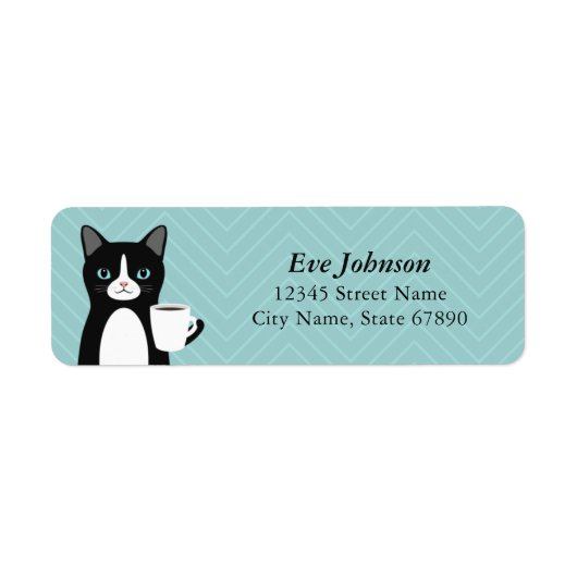Kat Return Address Labels (Voorkant)