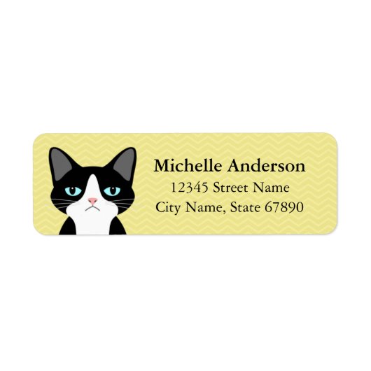 Kat Return Address Labels (Voorkant)