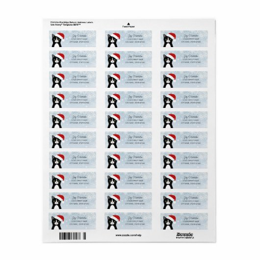 Kat Return Address Labels (Full Sheet)