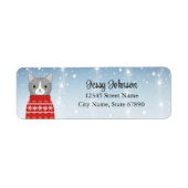 Kat Return Address Labels (Voorkant)