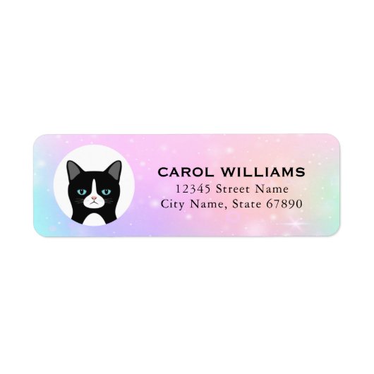 Kat Return Address Labels (Voorkant)