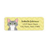 Kat Return Address Labels (Voorkant)