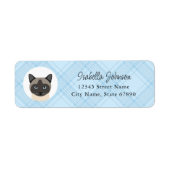 Kat Return Address Labels (Voorkant)