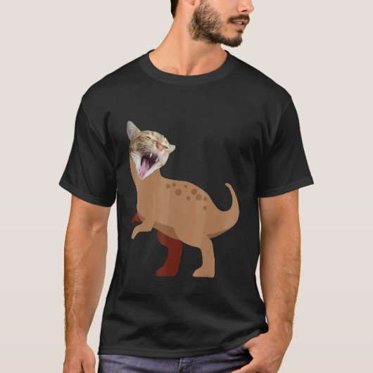 Kat Rex Dino 5 T-shirt (Voorkant)