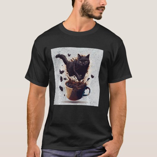 Kat Robot Frites T-shirt (Voorkant)