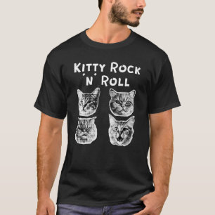 Kat Rock and Roll Retro T-shirt