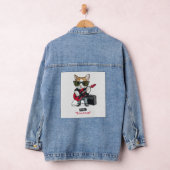 Kat Rockstar T-Shirt Denim Jacket (Hangar)