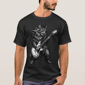 Kat Rockster Band Gitarist T-shirt