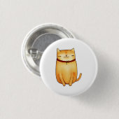 Kat Ronde Button 3,2 Cm (Voorkant /achterkant)