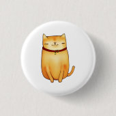 Kat Ronde Button 3,2 Cm (Voorkant)