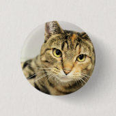 Kat ronde button 3,2 cm (Voorkant)