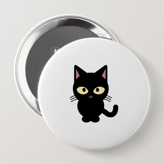 kat ronde button 4,0 cm (Voorkant /achterkant)