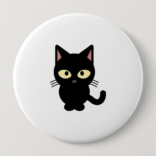 kat ronde button 4,0 cm (Voorkant)