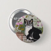 Kat Ronde Button 5,7 Cm (Voorkant /achterkant)
