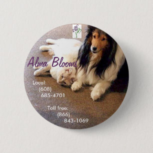 Kat Ronde Button 5,7 Cm