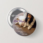 Kat Ronde Button 5,7 Cm (Voorkant /achterkant)