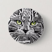 Kat Ronde Button 5,7 Cm (Voorkant)