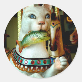 Kat Ronde Sticker