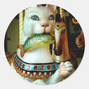 Kat Ronde Sticker