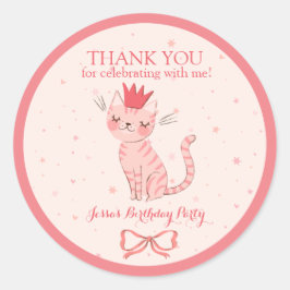 Kat Ronde Sticker