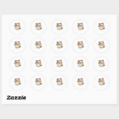 Kat Ronde Sticker (Vel)