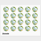 kat ronde sticker (Vel)