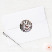 kat ronde sticker (Envelop)