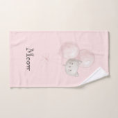Kat Roze Ballonnen Handdoek (Handdoek)