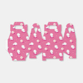 Kat Roze Kittens Patroon voor Ventikdoos Bedankdoosjes (Uitgevouwen)