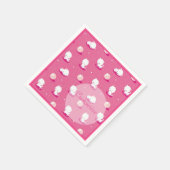 Kat Roze Kittens Patten Napkins Servetten (Hoek)