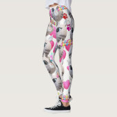 Kat Roze Witte Leggings (Links)