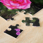 Kat Rozen Jigzaag Puzzle - Schilderen - Roze Legpuzzel (Zijkant)