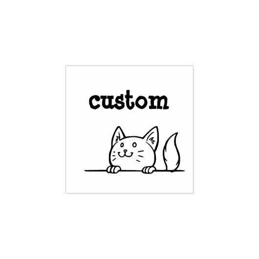 Kat Rubberstempel (Afrduk)