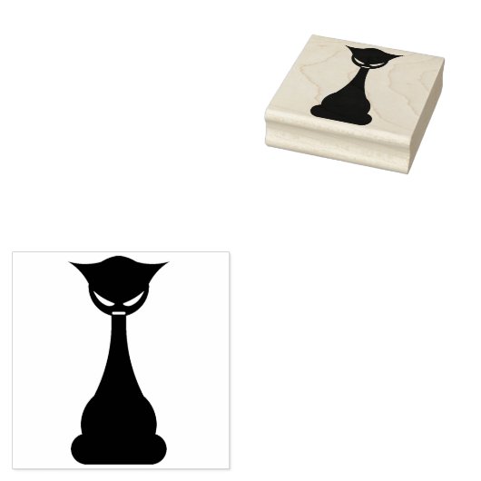 Kat Rubberstempel (Gestempeld)