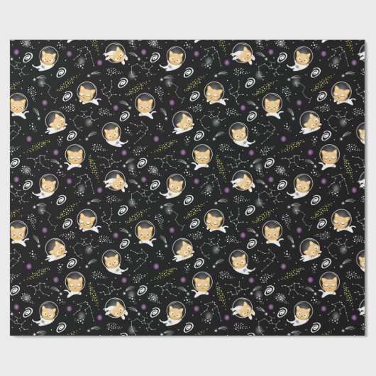 Kat ruimte cadeaupapier (Vlak)