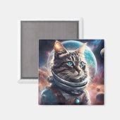 Kat ruimte magneet (Voorkant / Achterkant)
