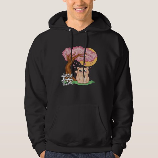 Kat Sakura Japans Hoodie (Voorkant)