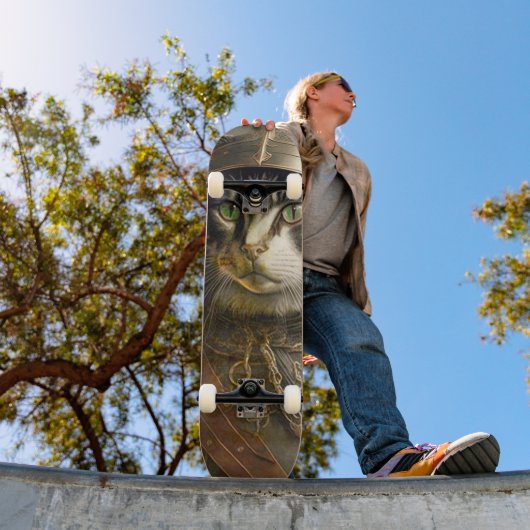 Kat Samurai. Persoonlijk Skateboard (Buiten 1)