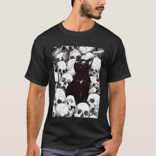 Kat Satanisch Occult Kat Goth Grunge Punk Alt Aest T-shirt