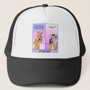 Kat Scamt Grappige Cadeaus T-shirts & Verzamelaars Trucker Pet