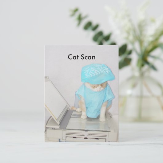 Kat Scan Briefkaart (Staand voorkant)
