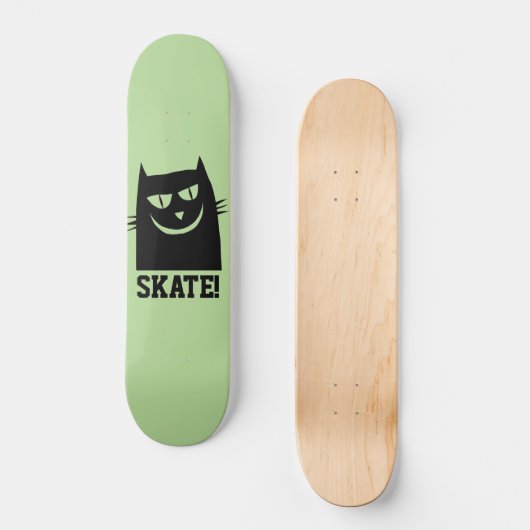 KAT, SCHAATS. PERSOONLIJK SKATEBOARD (Voorkant)
