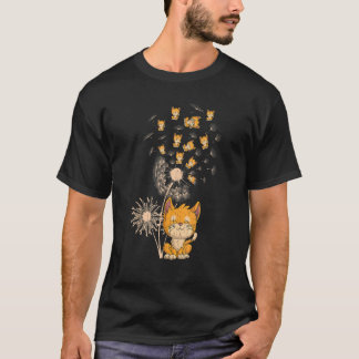 Kat  Schattig Kitten Kitty Paardenbloem Dier Huisd T-shirt