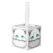 Kat Schattige en speels piekend uit een broekzak Decoratie (Voorkant hoekig)