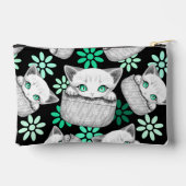 Kat Schattige en speels piekend uit een broekzak Etui (Achterkant)