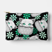 Kat Schattige en speels piekend uit een broekzak Etui (Voorkant)