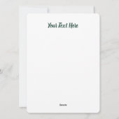 Kat Schattige en speels piekend uit een broekzak Feestdagenkaart (Achterkant)