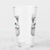 Kat Schattige en speels piekend uit een broekzak Glas (Rechts)